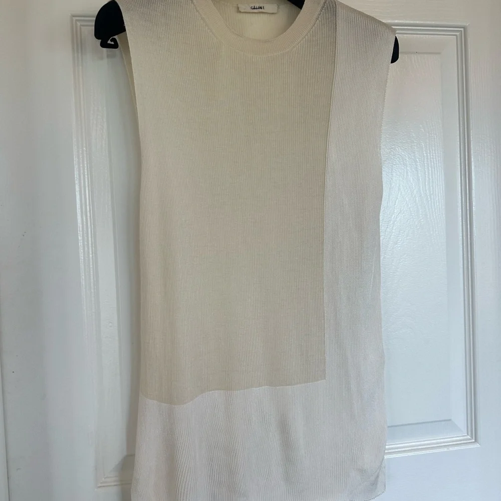 Celine Ivory Knit Top - Picture 2 of 15
